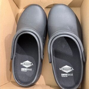 BNWT Merrell Encore Service Pro Black Clogs